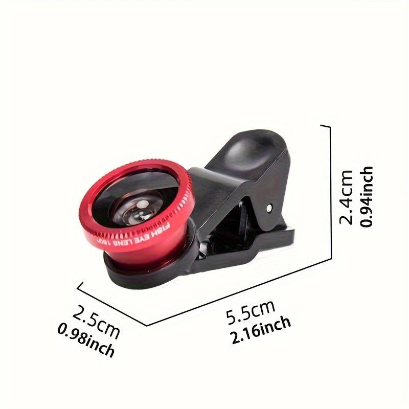 3-in-1 Smartphone Camera Lensset - Groothoek, Macro en Fisheye Lenzen