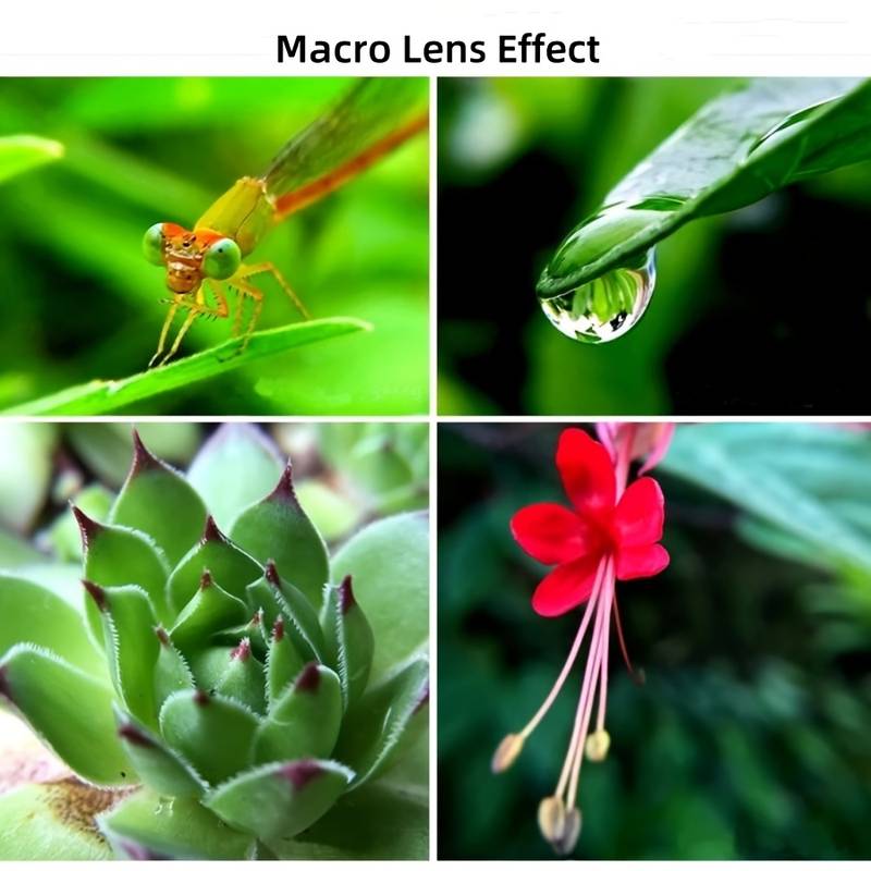 3-in-1 Smartphone Camera Lensset - Groothoek, Macro en Fisheye Lenzen