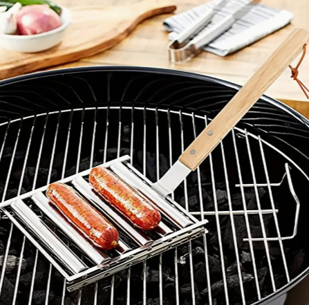 BBQ RollerMaster - De Ultieme Hot Dog Roller voor Perfect Gegaarde Worsten!